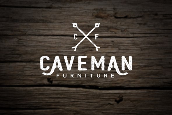 Caveman Furniture Logo Design