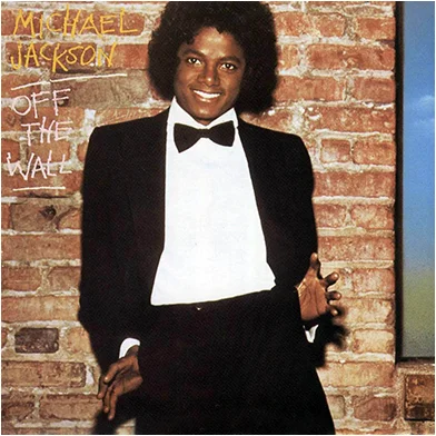Michael Jackson, Off the Wall - 1979 album cover. Select to reveal the bigger picture.